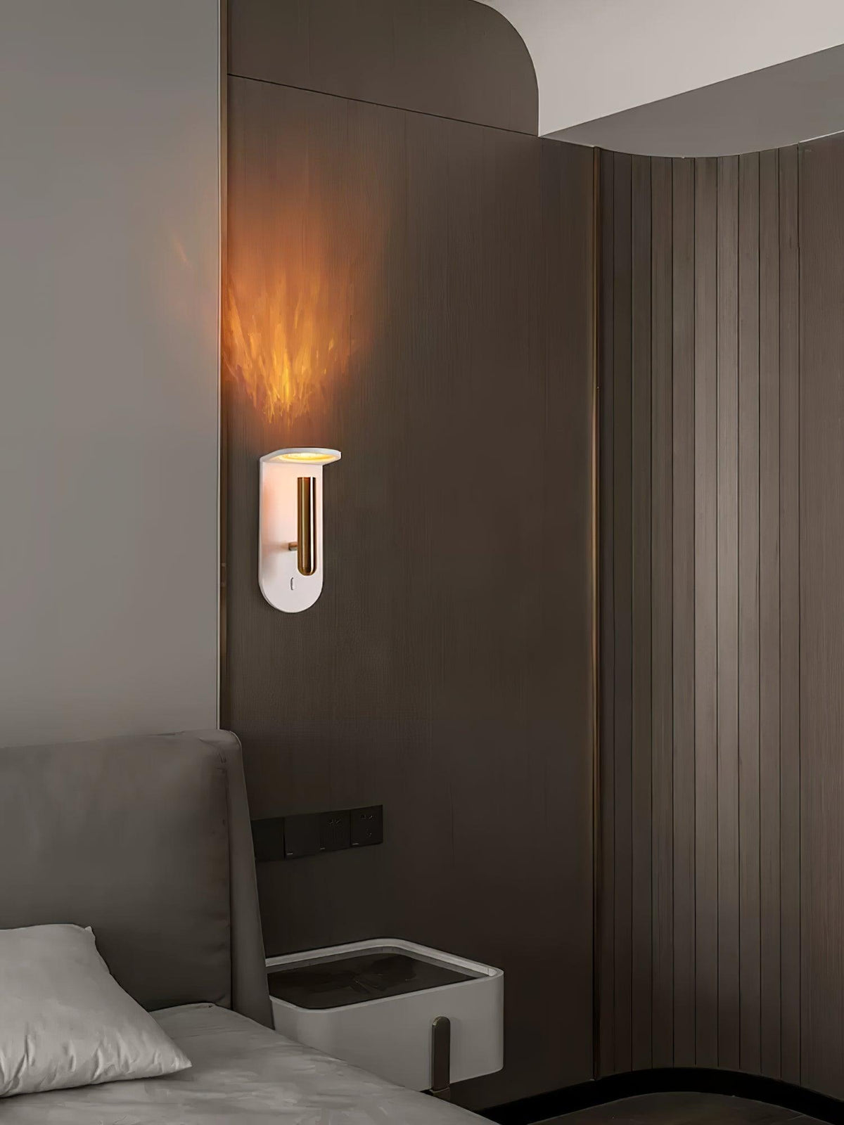 Caloaria aplique de pared LED con interruptor ON/OFF
