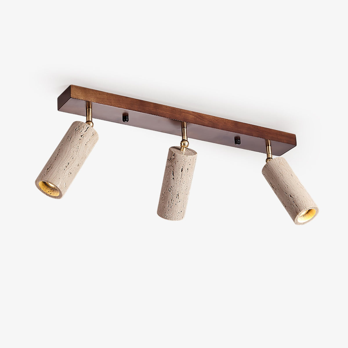 Tavalette lámpara de techo Multi-Cilindro travertino