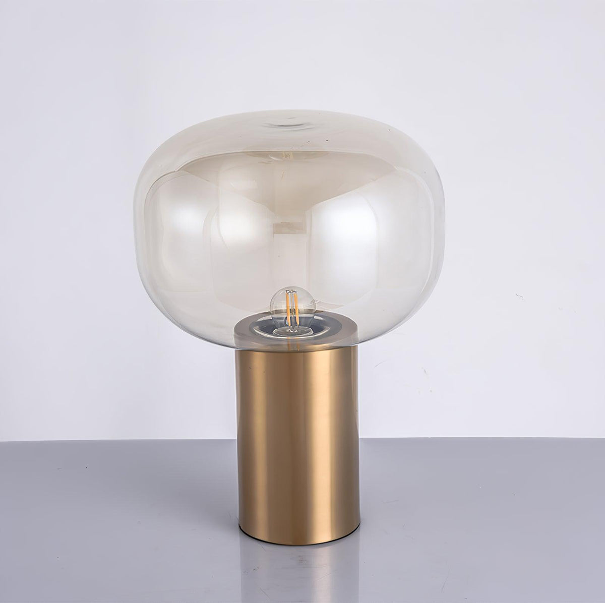 Teloz lámpara de mesa de vidrio industrial