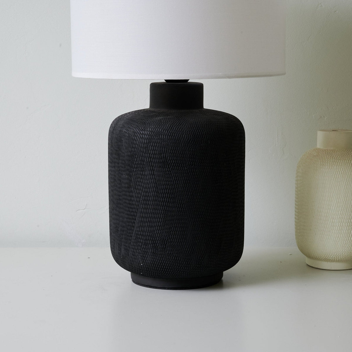 Burce lámpara de mesa moderna de cerámica