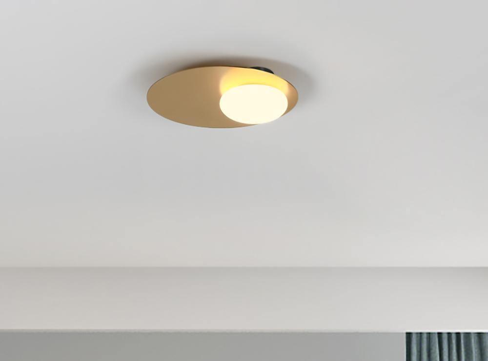 Ivsolion aplique de pared moderno minimalista con vidrio