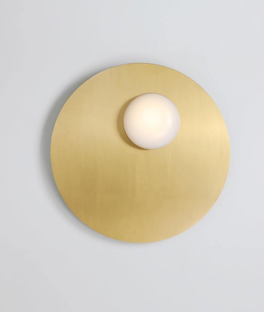 Ivsolion aplique de pared moderno minimalista con vidrio