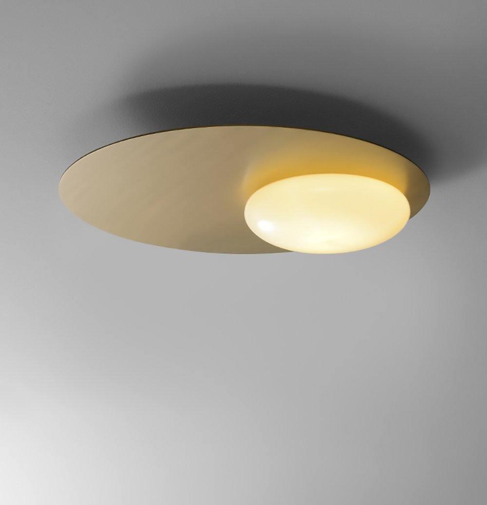 Ivsolion aplique de pared moderno minimalista con vidrio
