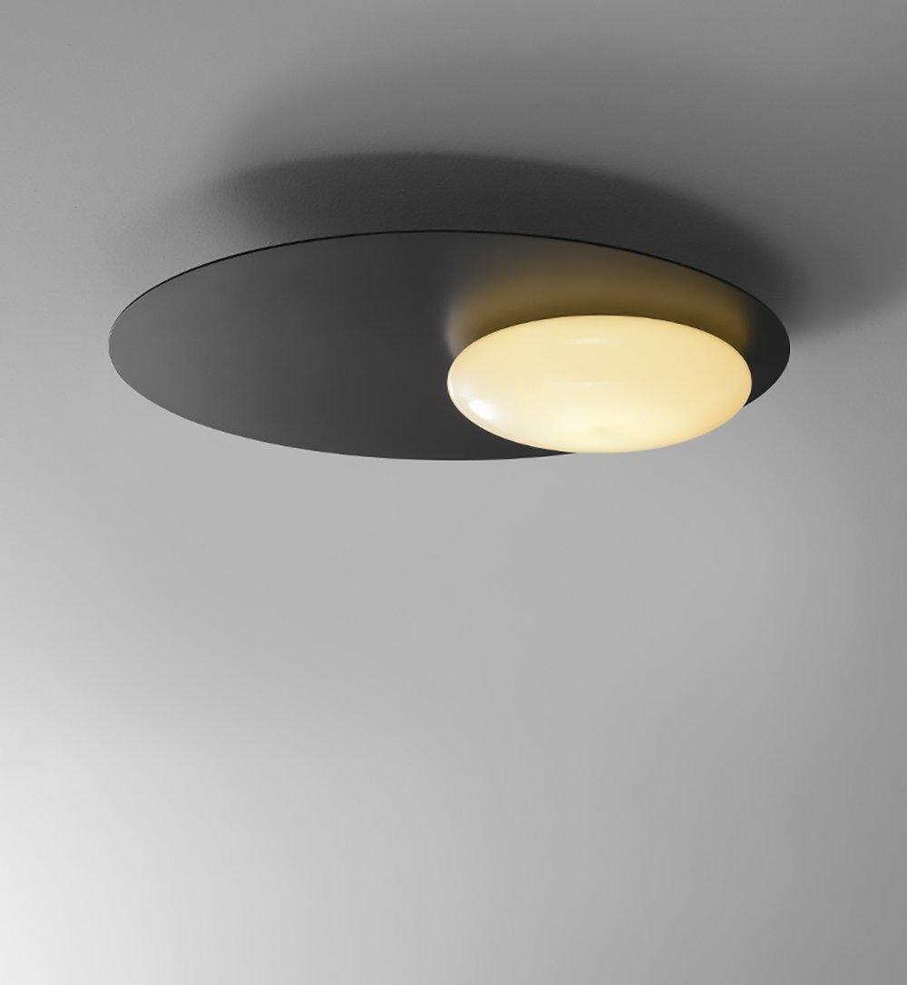 Ivsolion aplique de pared moderno minimalista con vidrio