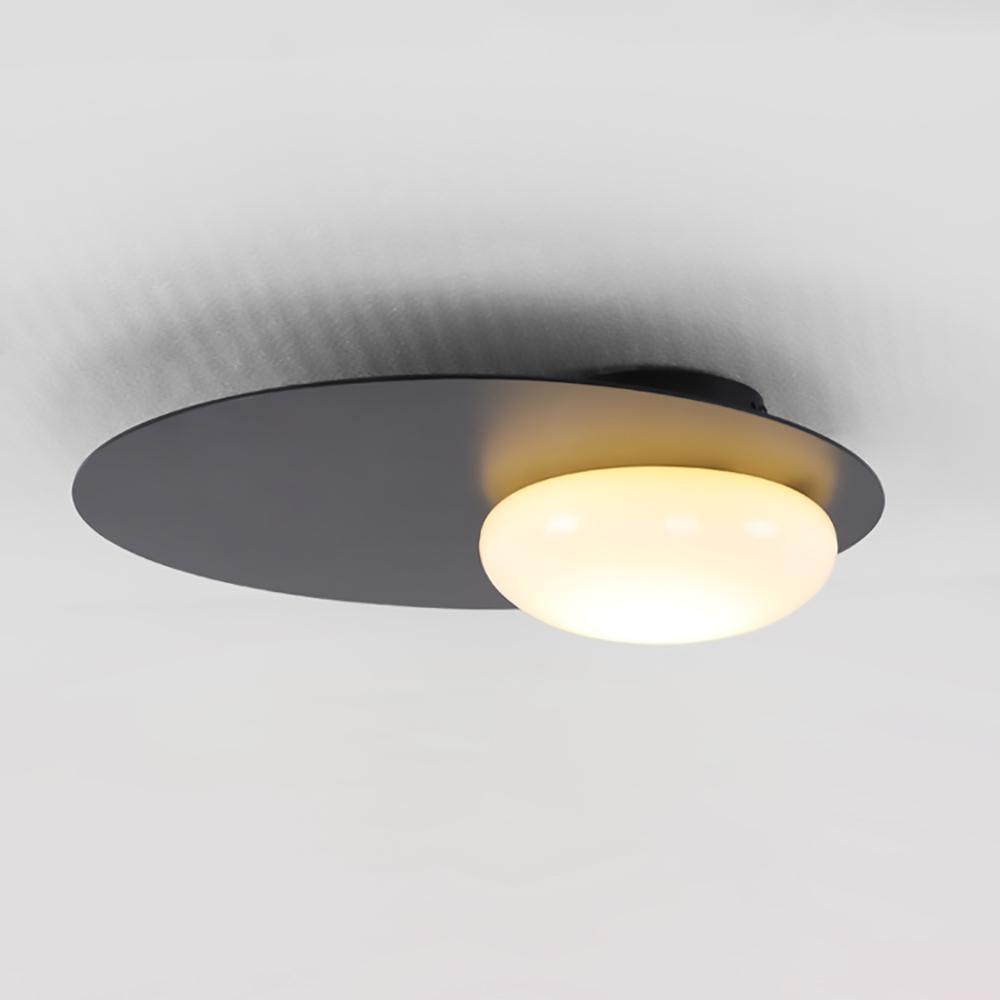 Ivsolion aplique de pared moderno minimalista con vidrio