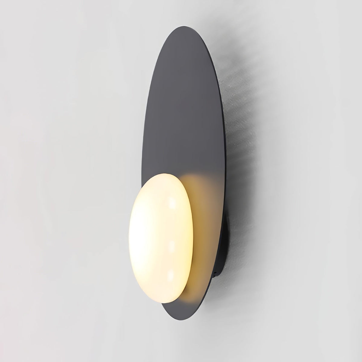 Ivsolion aplique de pared moderno minimalista con vidrio