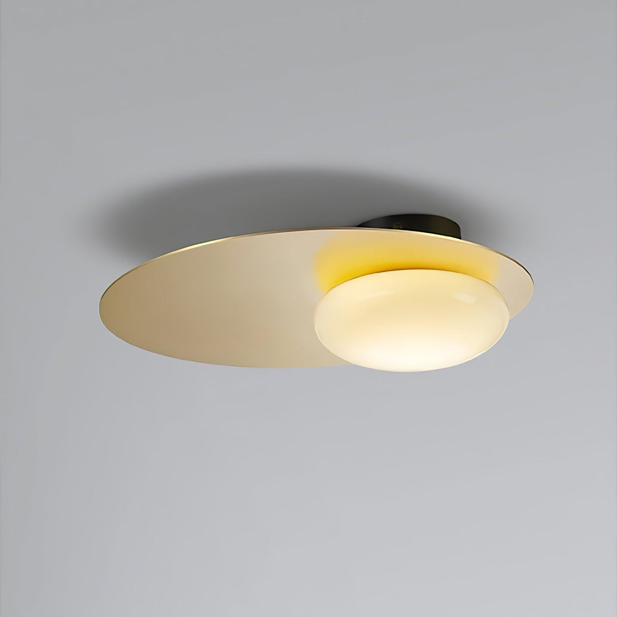Ivsolion aplique de pared moderno minimalista con vidrio