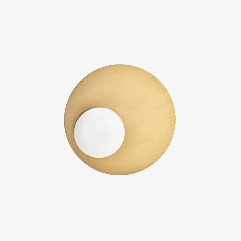 Ivsolion aplique de pared moderno minimalista con vidrio