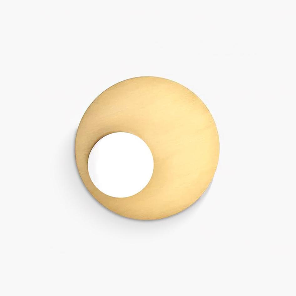 Ivsolion aplique de pared moderno minimalista con vidrio