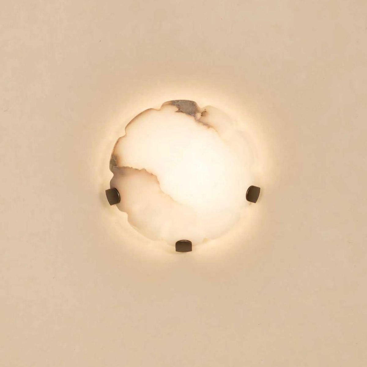 Lunor aplique de pared alabastro