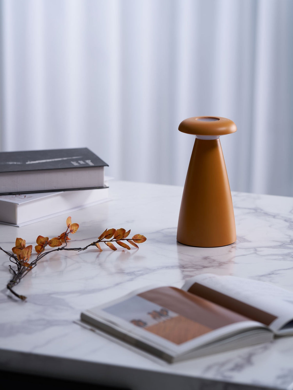Mushroove lámpara de mesa de cerámica minimalista