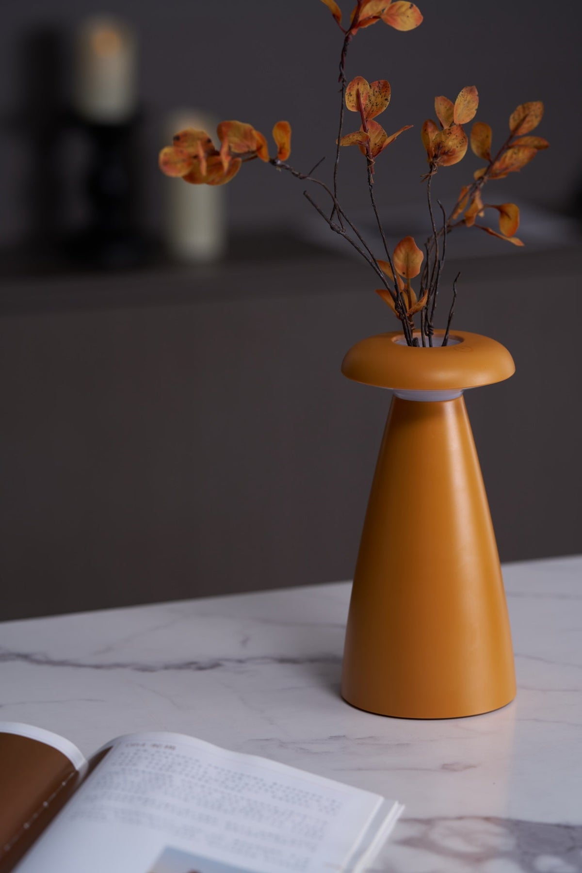 Mushroove lámpara de mesa de cerámica minimalista