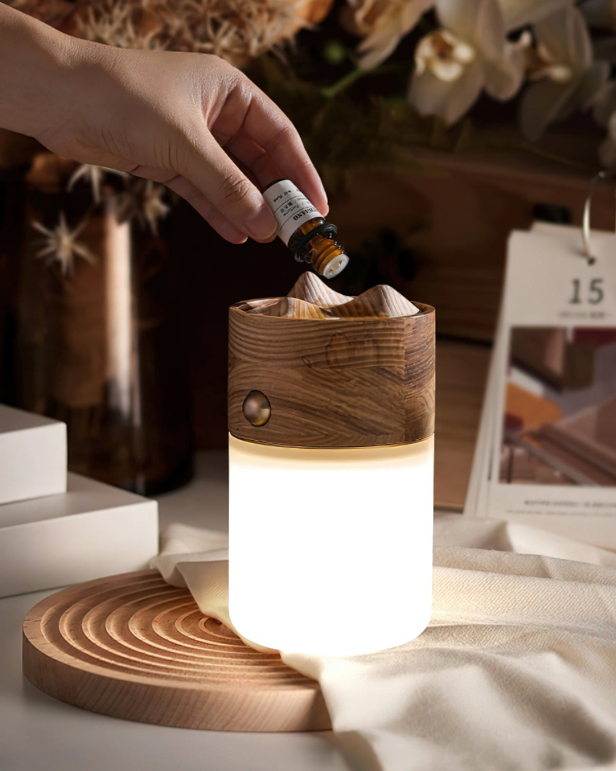 Orelorina Nomad farol lámpara de mesa