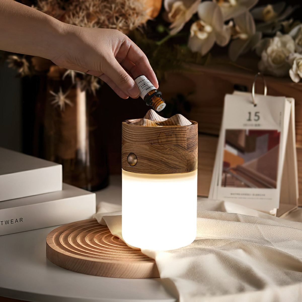 Orelorina Nomad farol lámpara de mesa