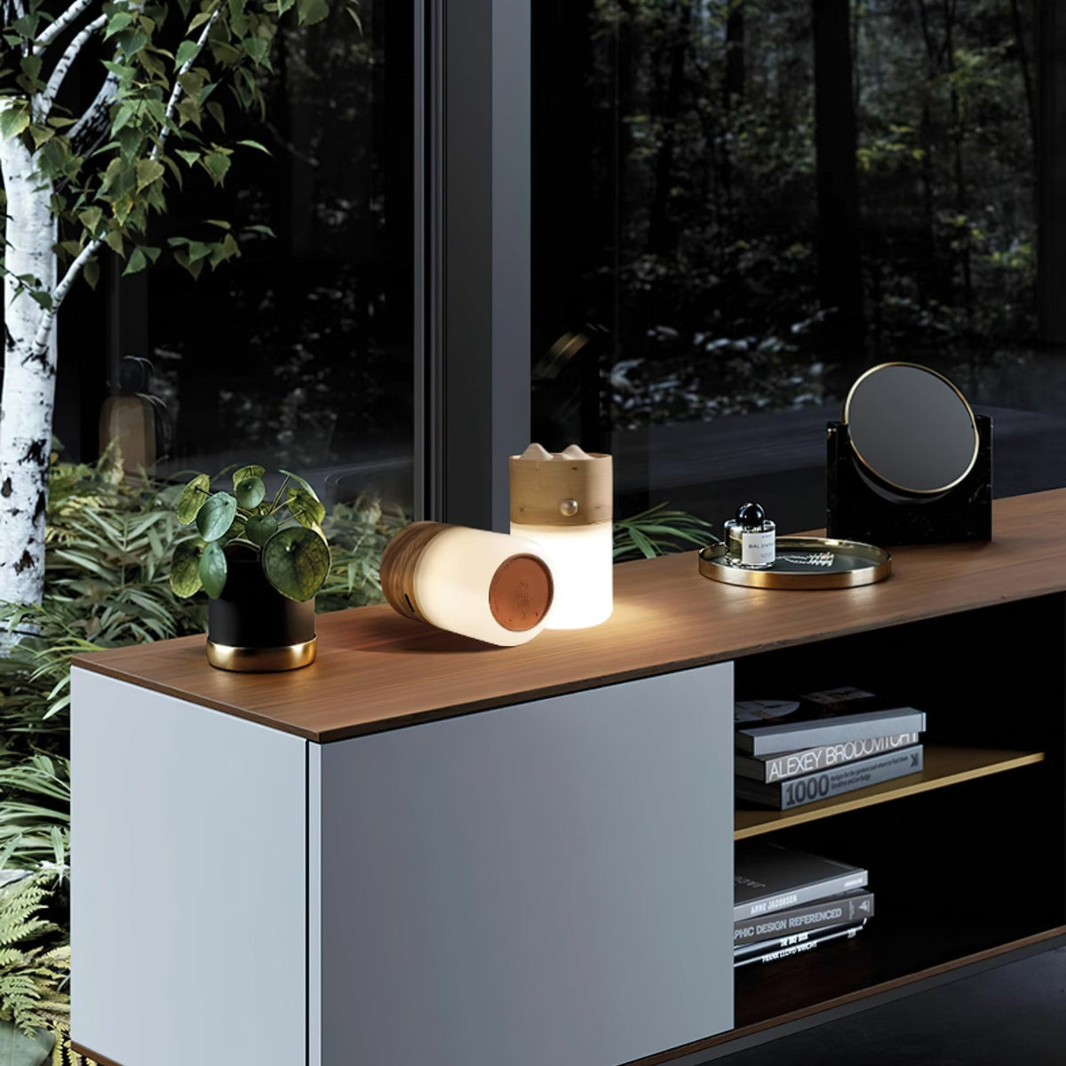 Orelorina Nomad farol lámpara de mesa