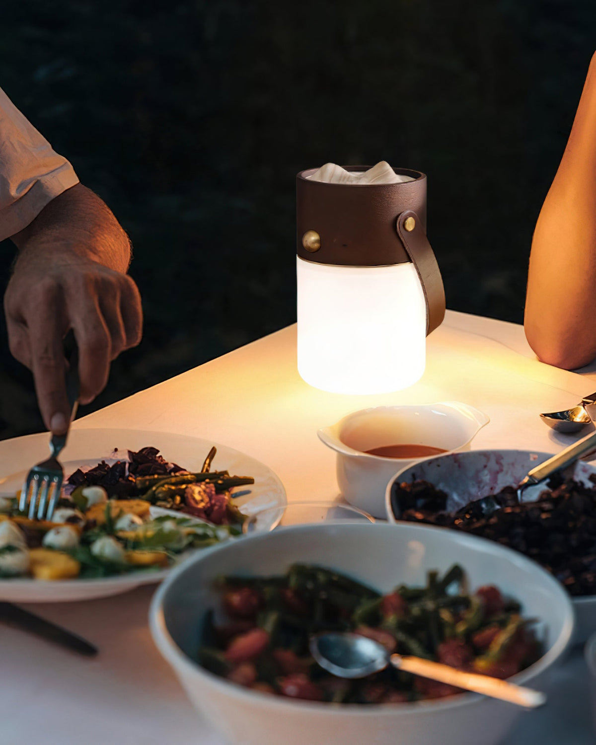 Orelorina Nomad farol lámpara de mesa