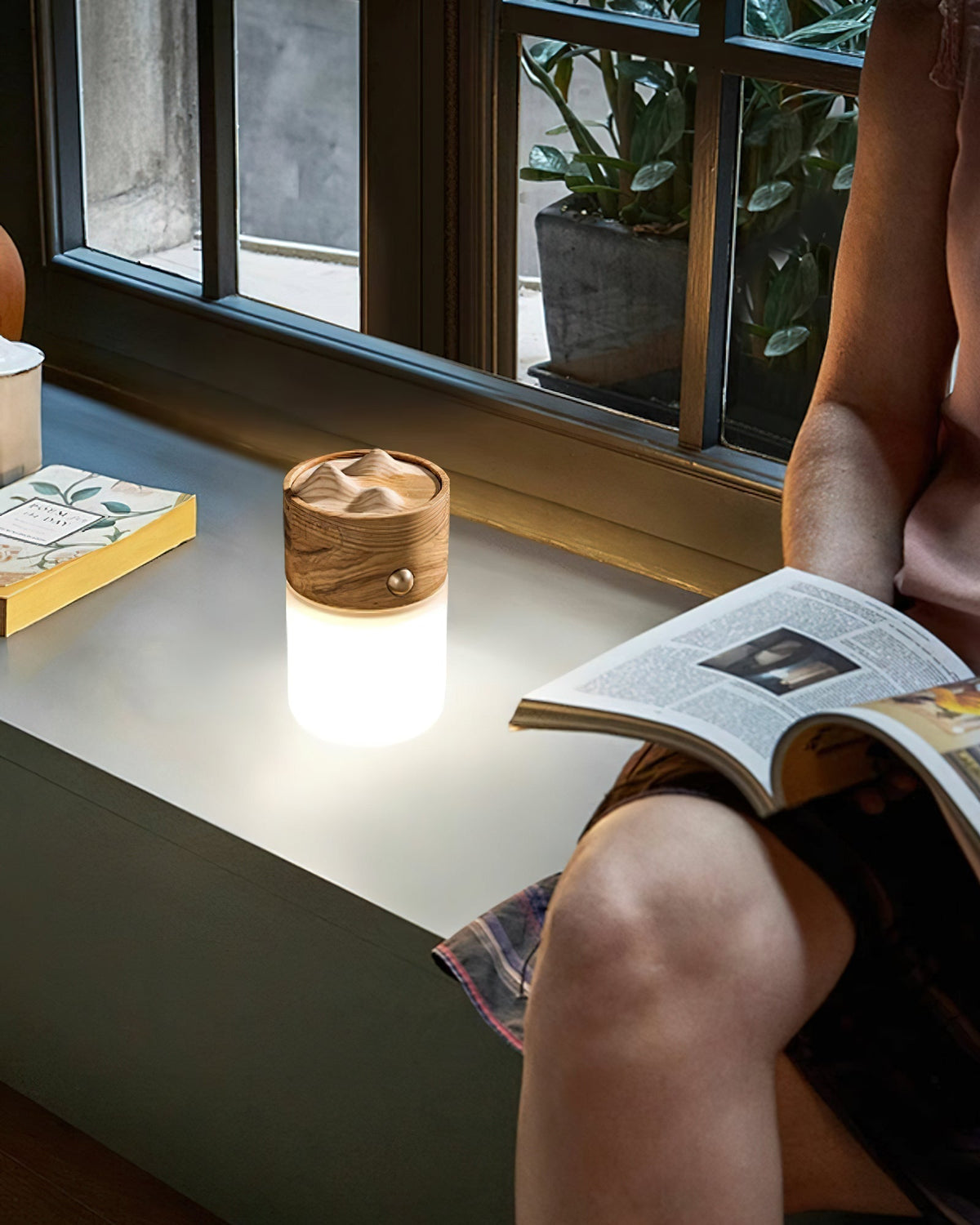 Orelorina Nomad farol lámpara de mesa
