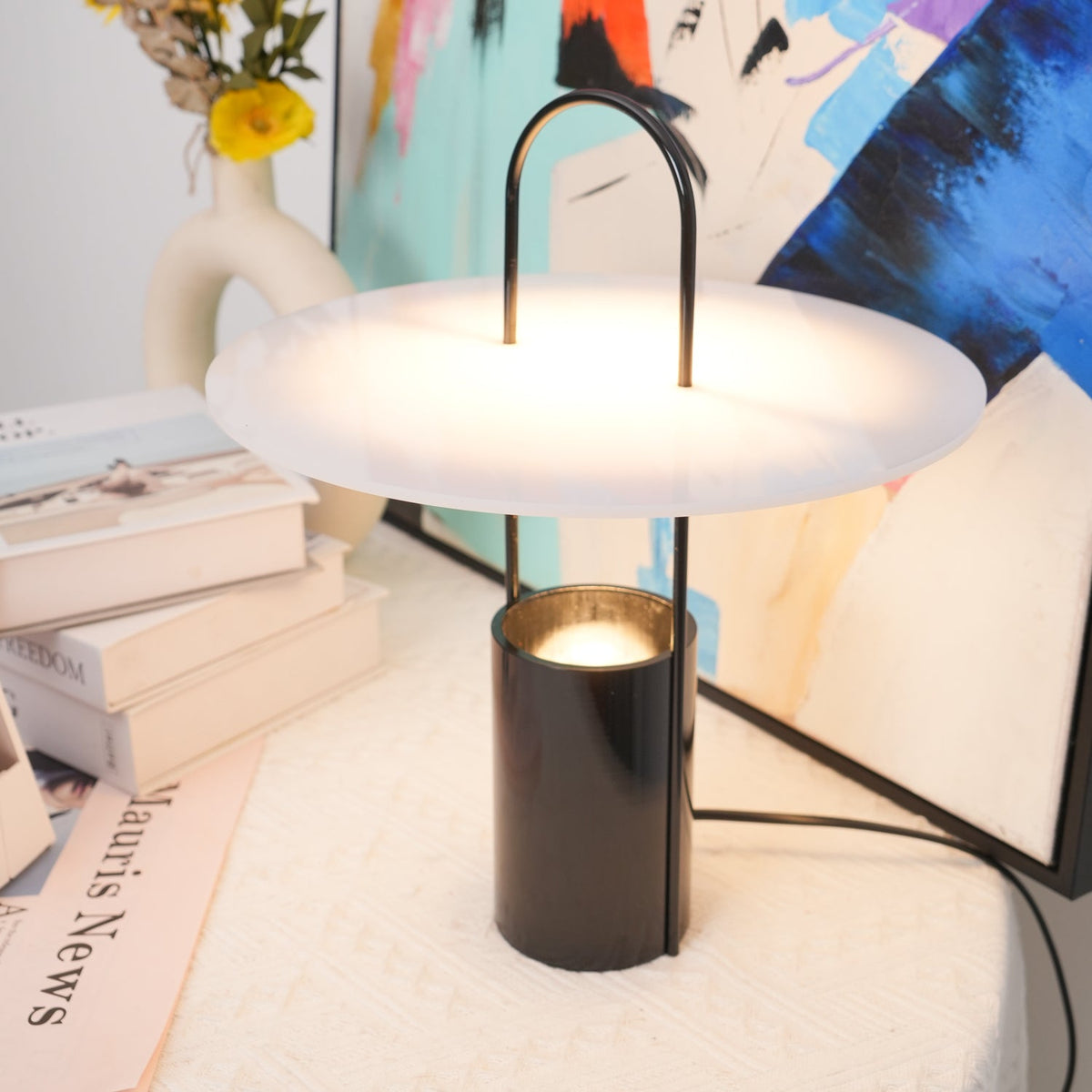 Hattie lámpara de mesa moderna