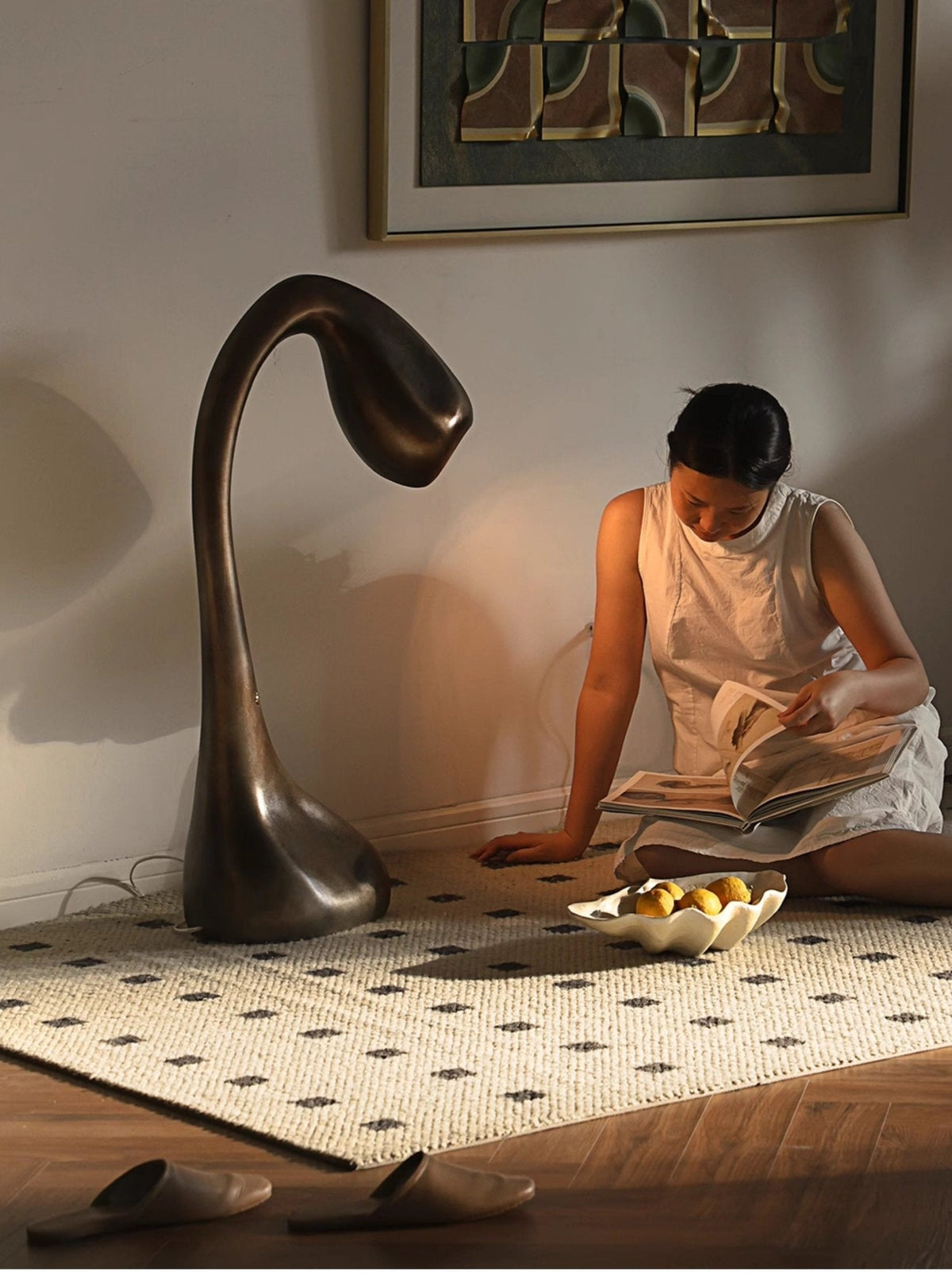 Kyns lámpara de mesa escultórica