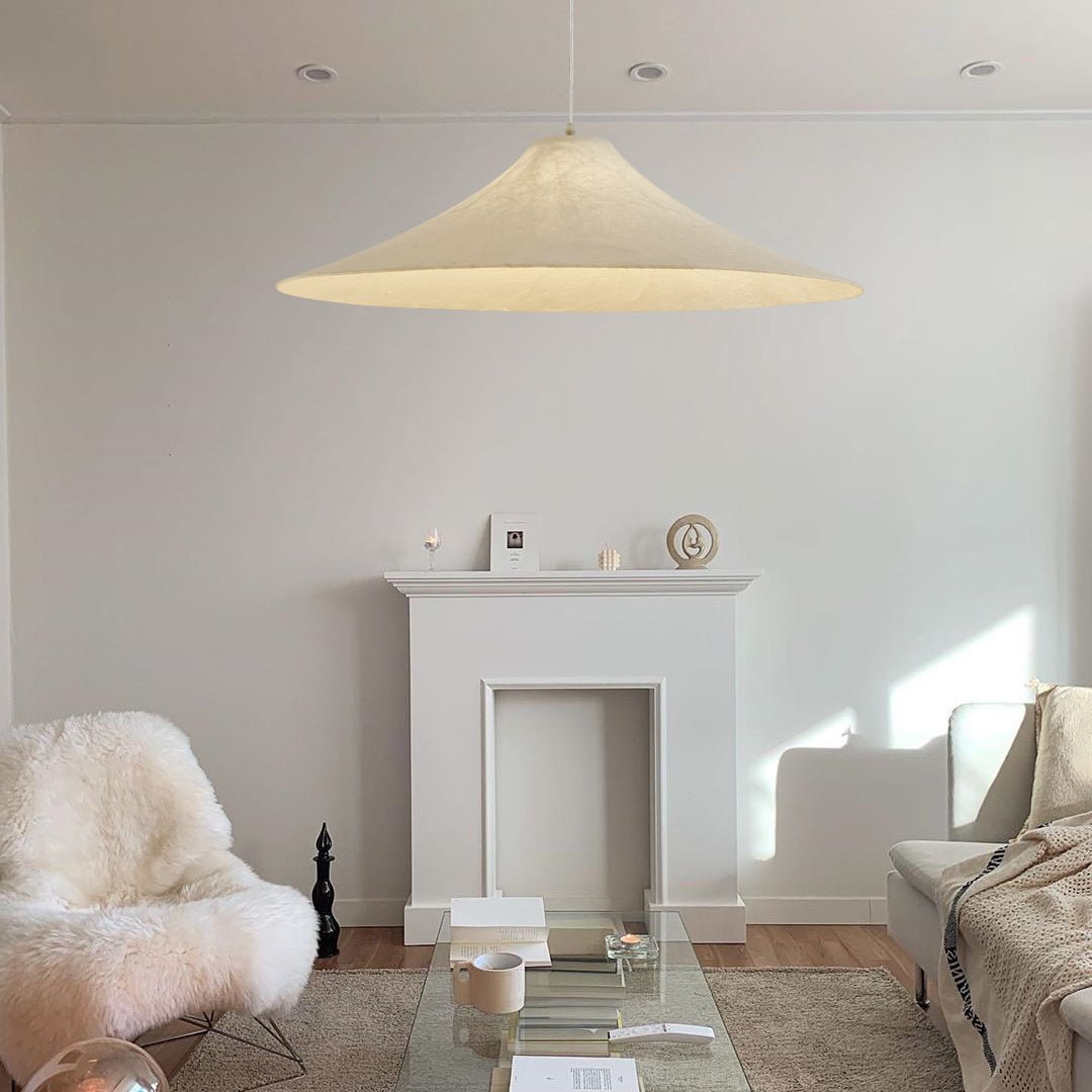 Abbotswell lámpara colgante moderna minimalista natural plana