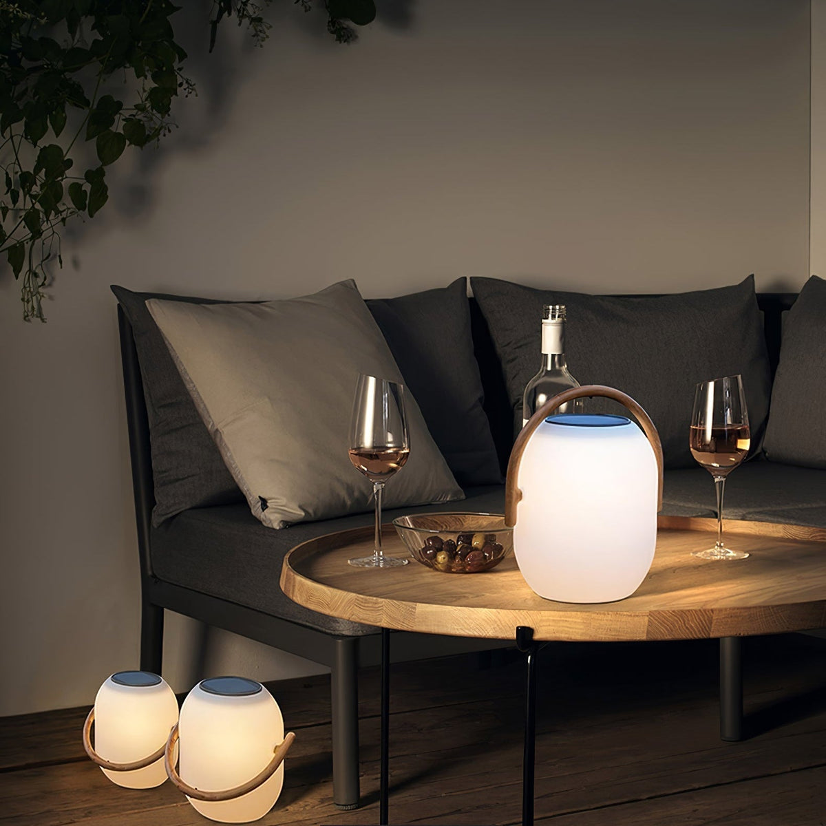 Ivok Lámpara farol solar exterior