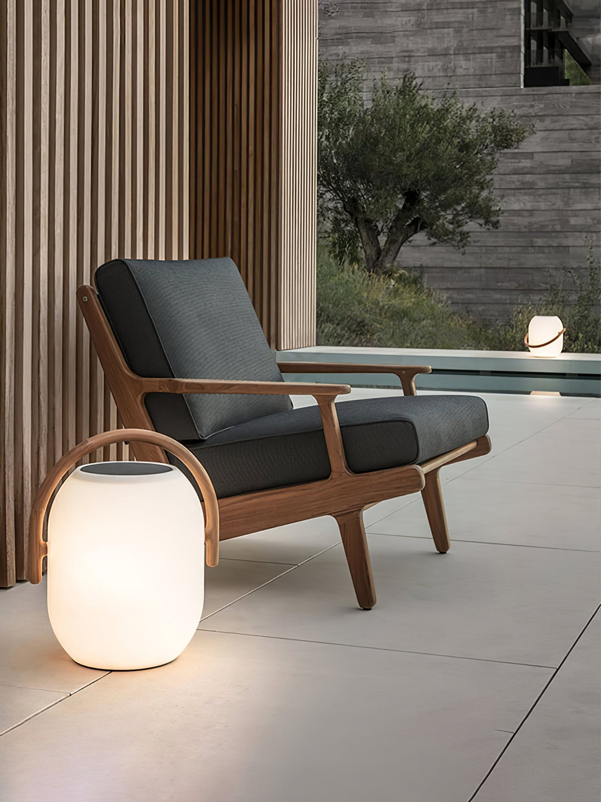Ivok Lámpara farol solar exterior