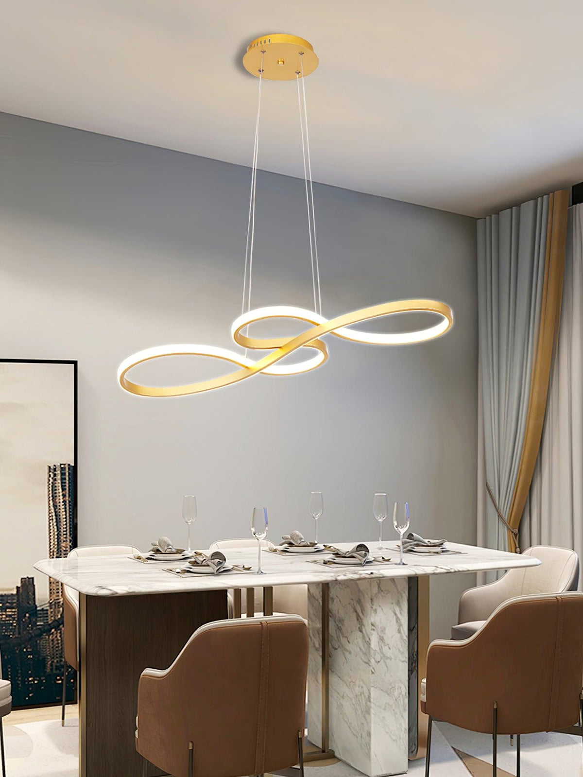 Dal lámpara colgante moderna minimalista
