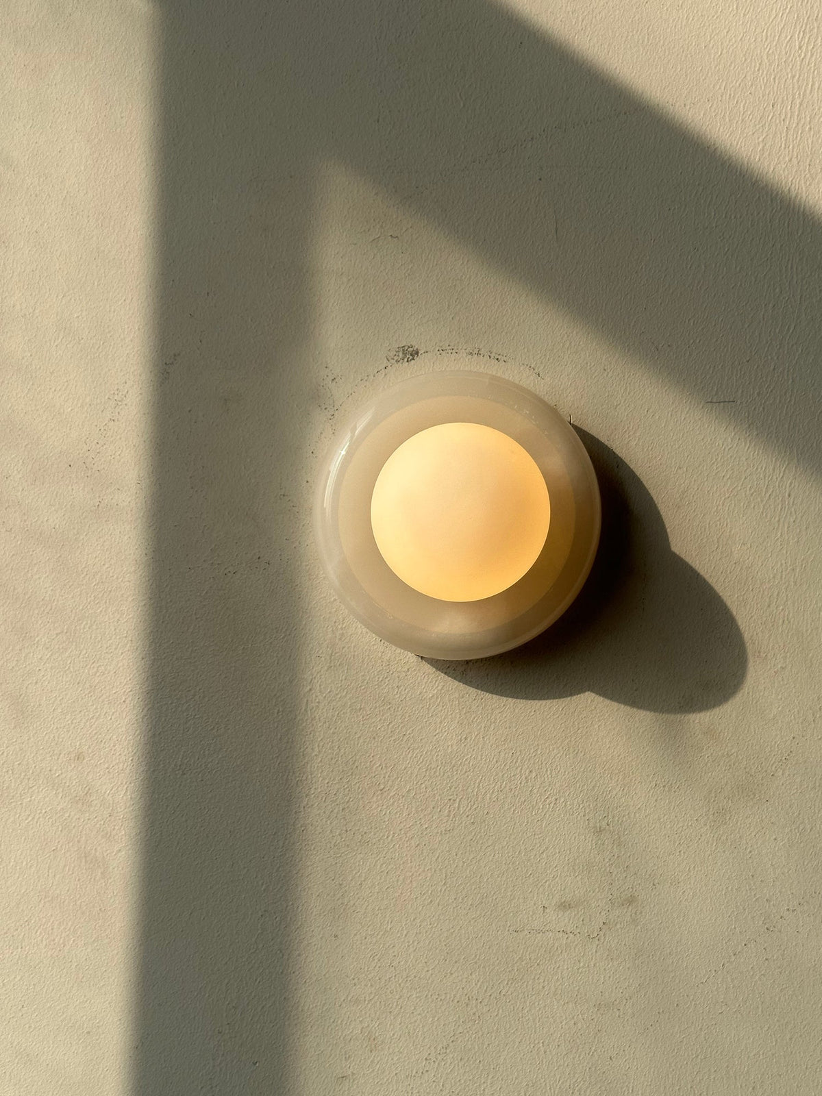 Cemaros aplique de pared jade vidrio