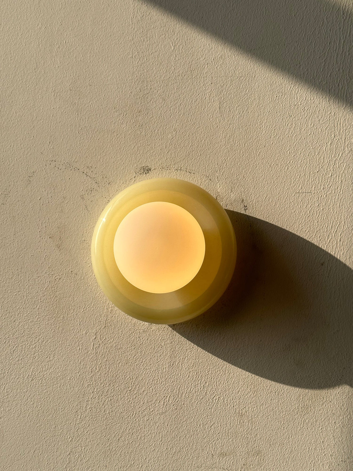Cemaros aplique de pared jade vidrio