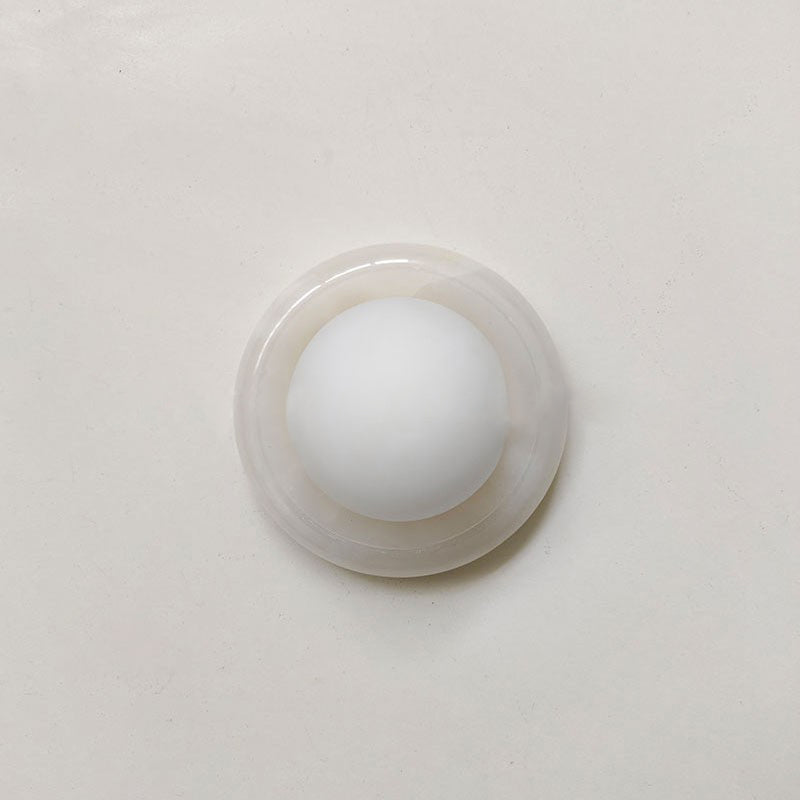 Cemaros aplique de pared jade vidrio