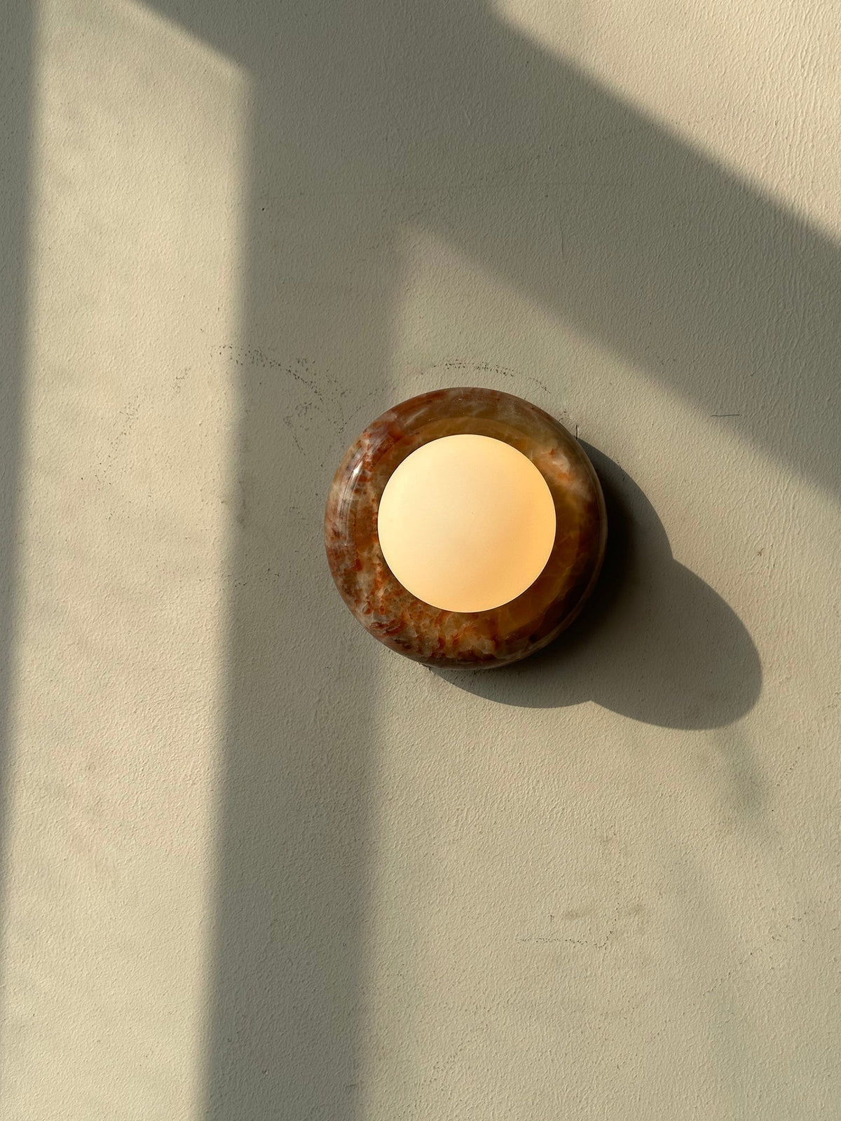 Cemaros aplique de pared jade vidrio