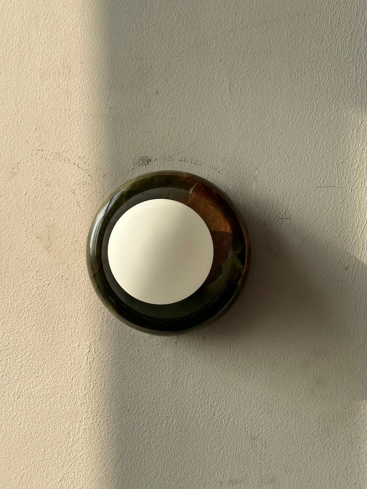 Cemaros aplique de pared jade vidrio