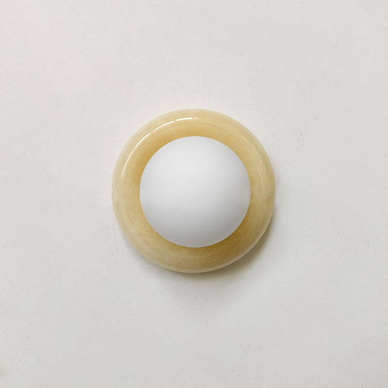 Cemaros aplique de pared jade vidrio