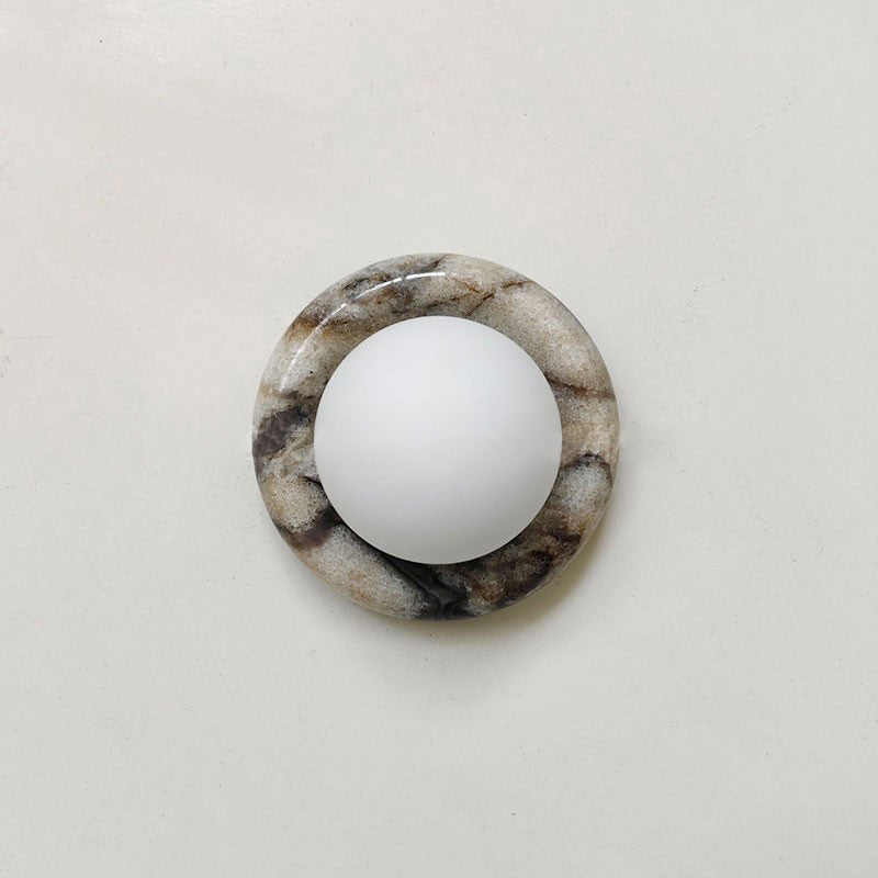 Cemaros aplique de pared jade vidrio
