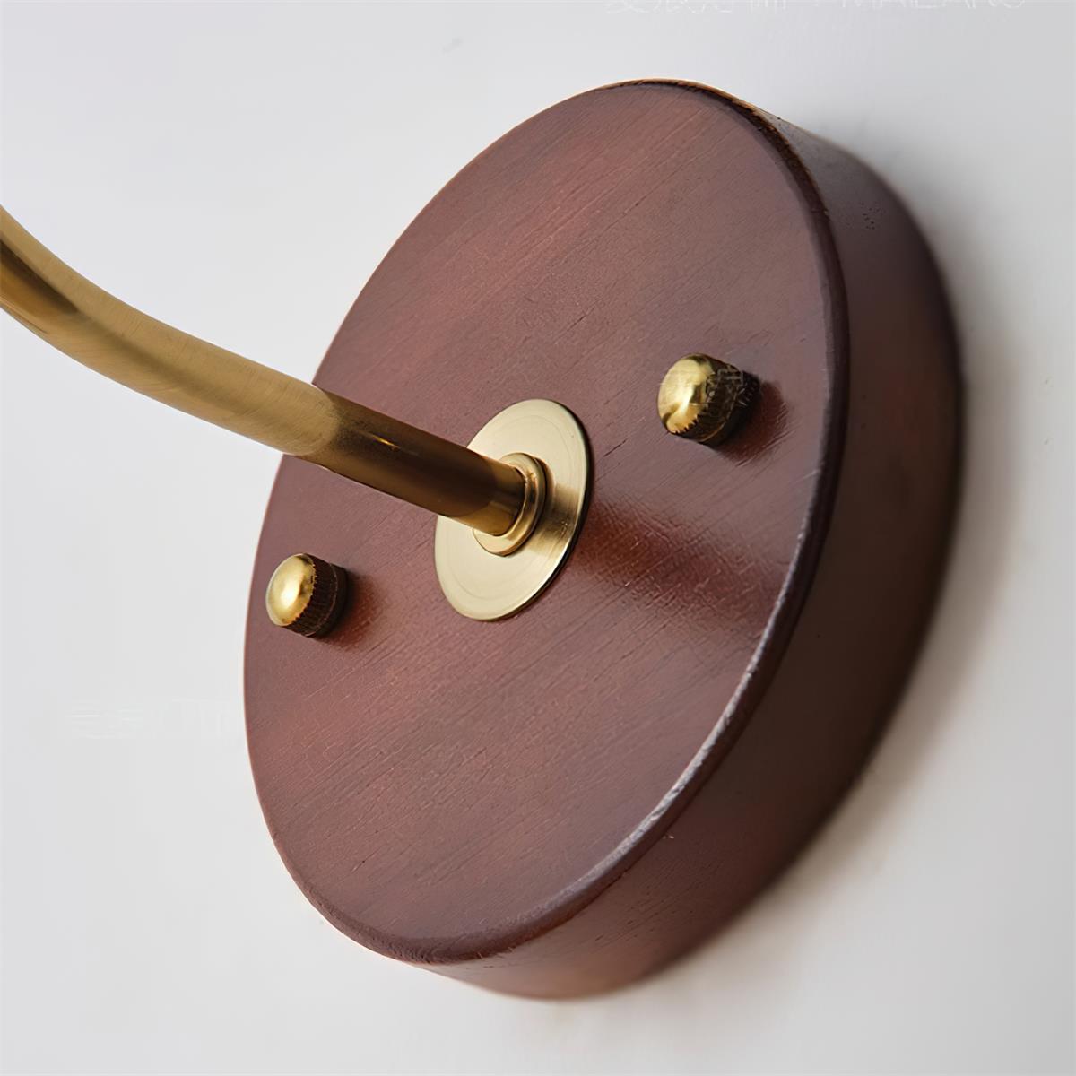 Pivona aplique de pared de vidrio