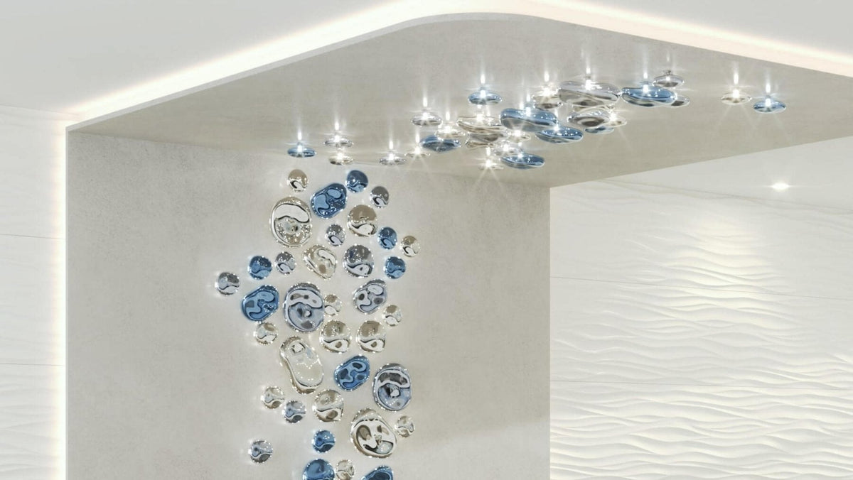 Nyzoris aplique de pared con vidrio