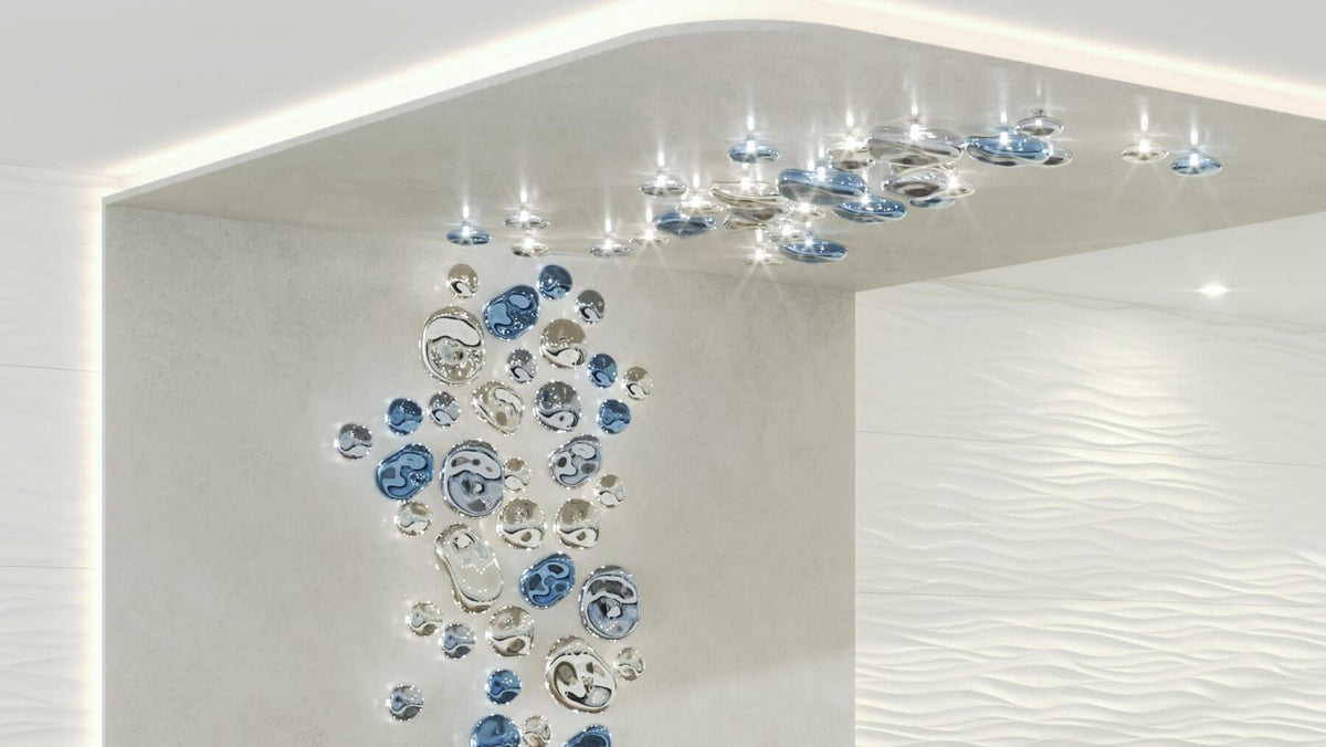 Nyzoris aplique de pared con vidrio