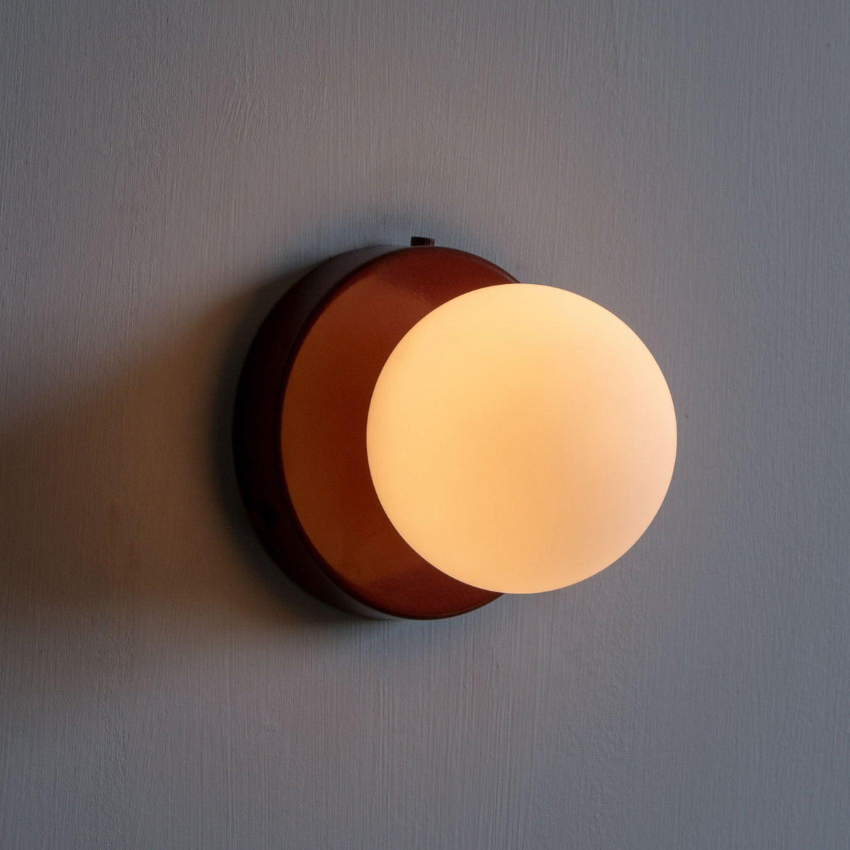 Celarella aplique de pared moderno minimalista de vidrio