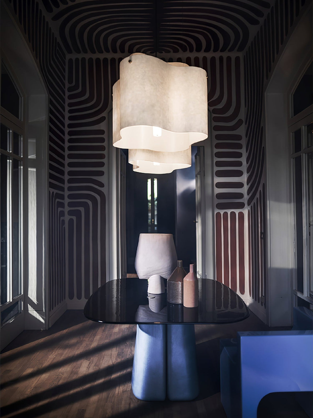 Evelan lámpara colgante Art nube Shape moderna