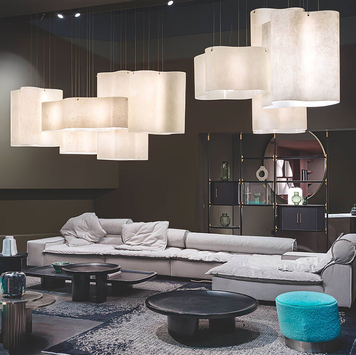 Evelan lámpara colgante Art nube Shape moderna