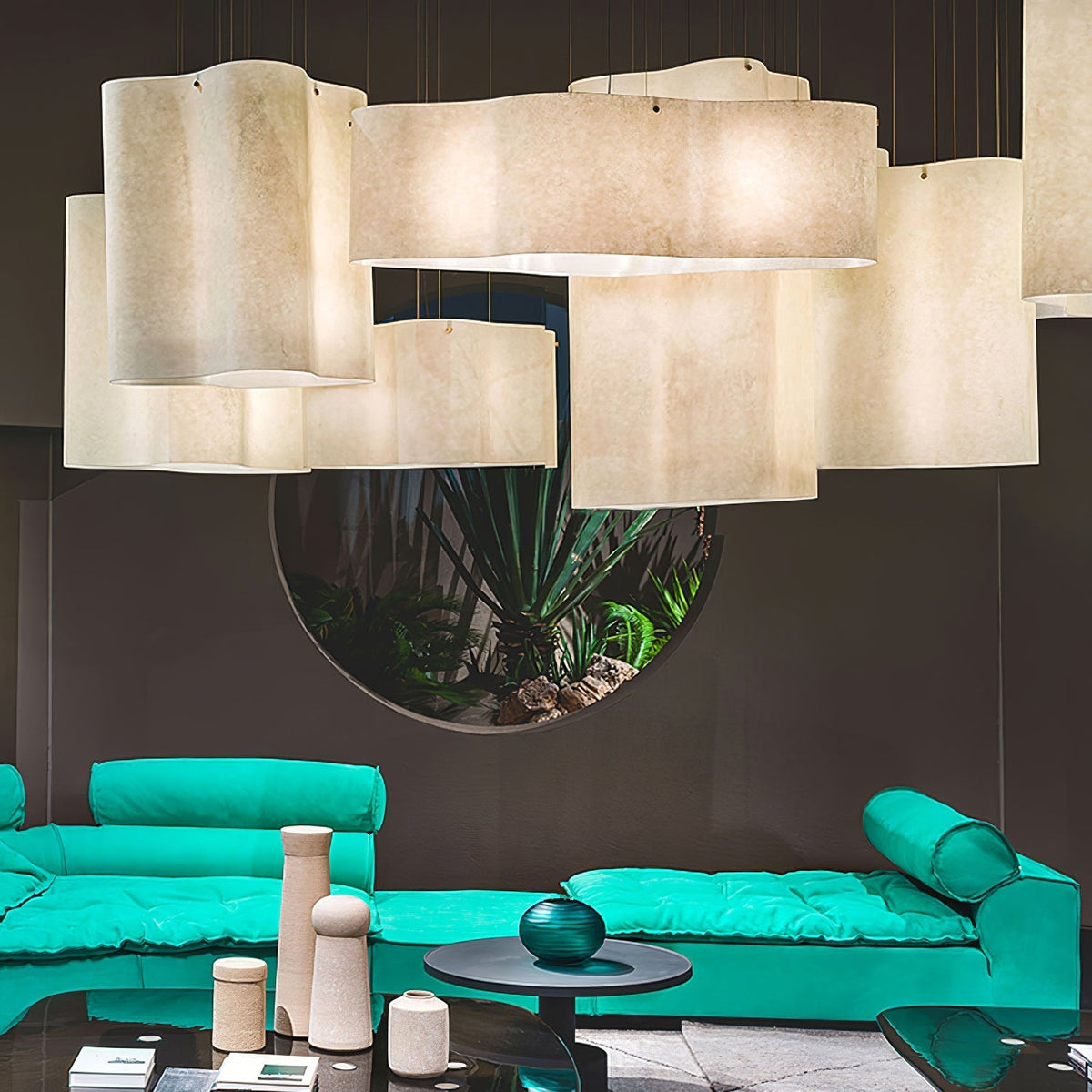 Evelan lámpara colgante Art nube Shape moderna