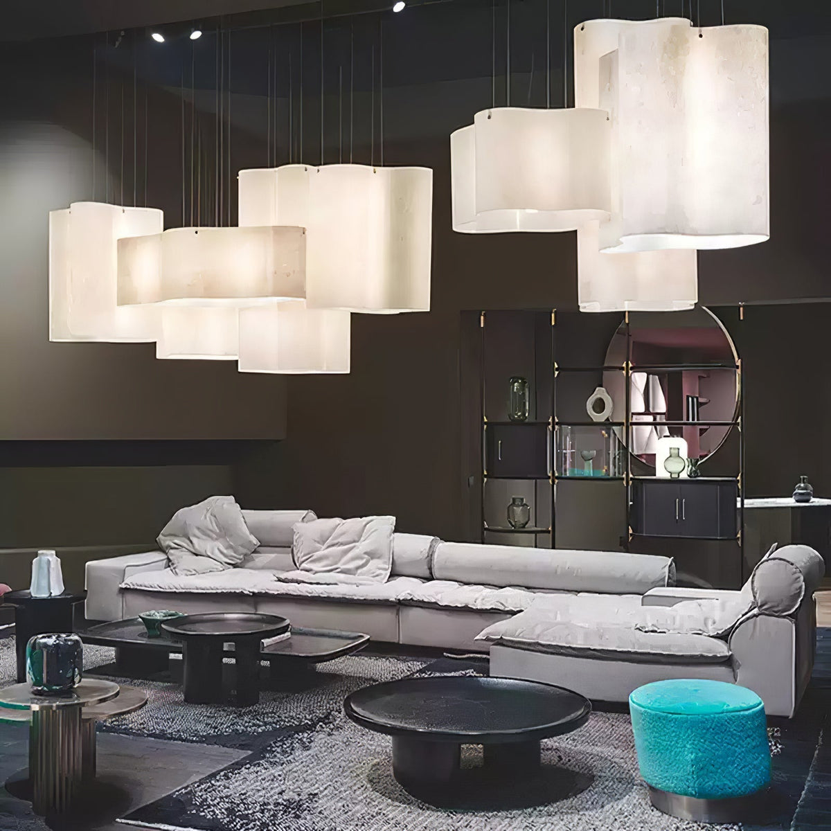 Evelan lámpara colgante Art nube Shape moderna