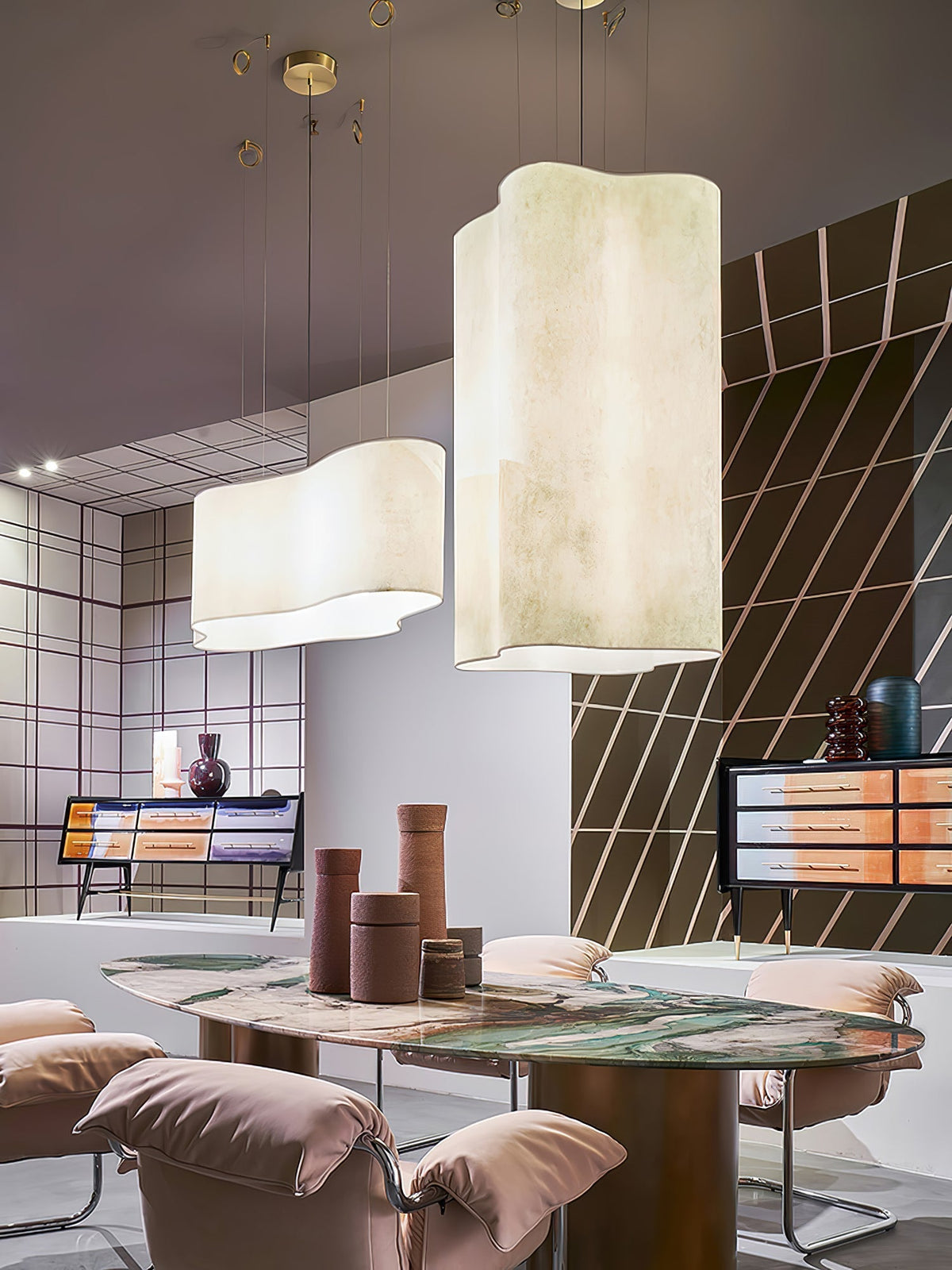 Evelan lámpara colgante Art nube Shape moderna