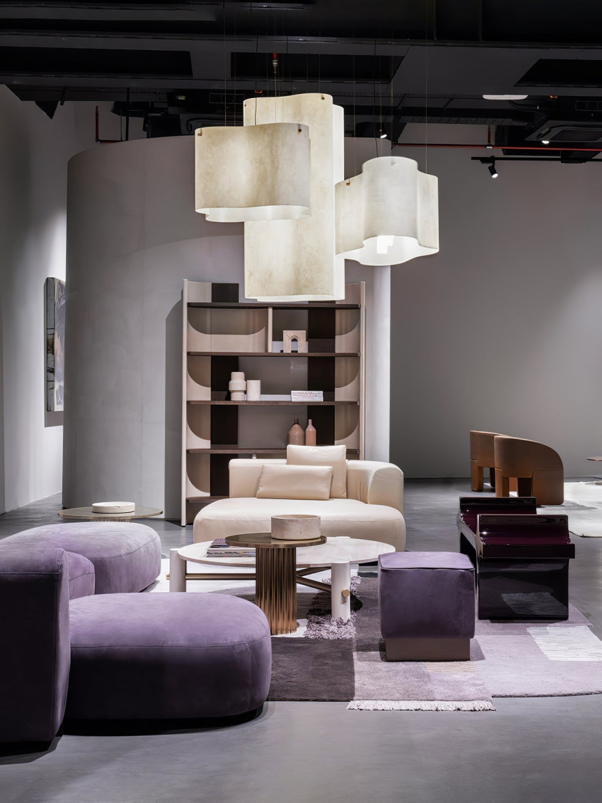 Evelan lámpara colgante Art nube Shape moderna