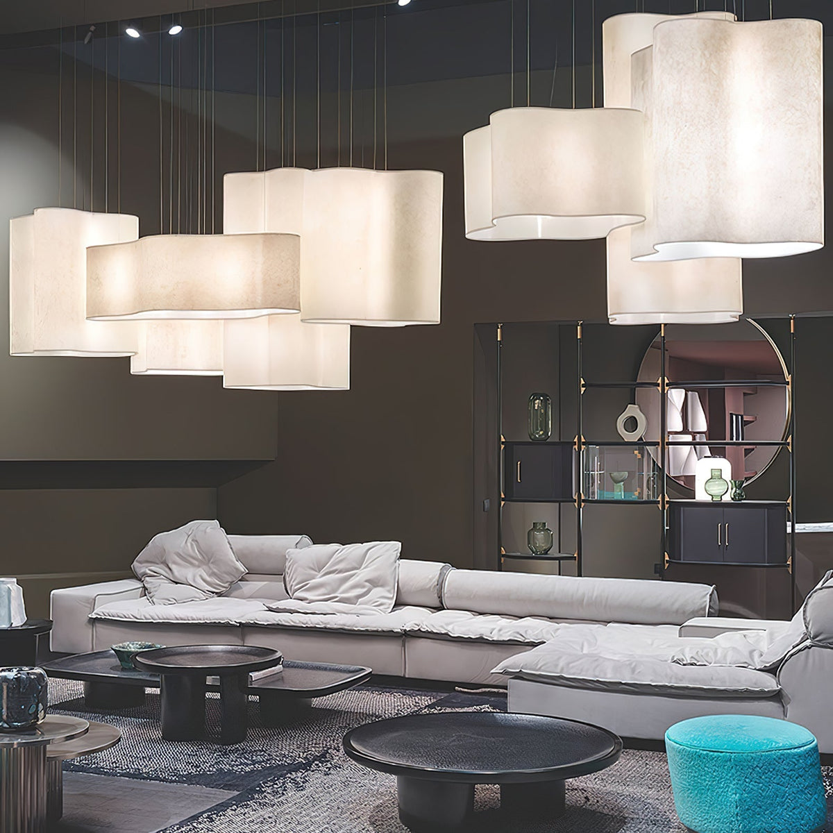 Evelan lámpara colgante Art nube Shape moderna