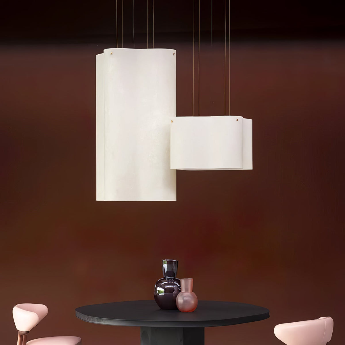Evelan lámpara colgante Art nube Shape moderna