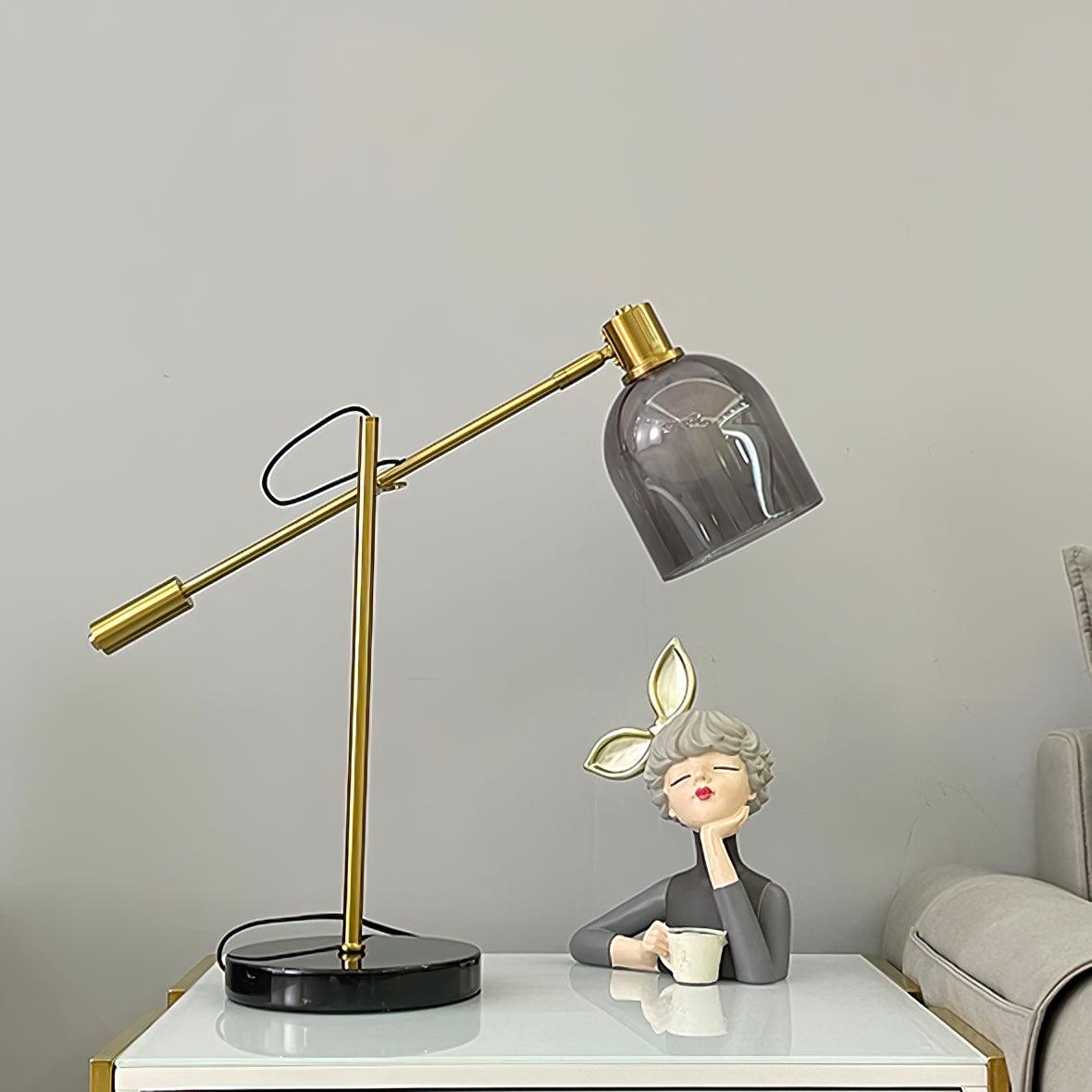 Locor lámpara de mesa de mármol industrial