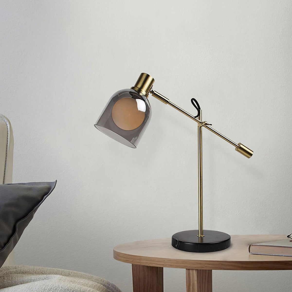 Locor lámpara de mesa de mármol industrial