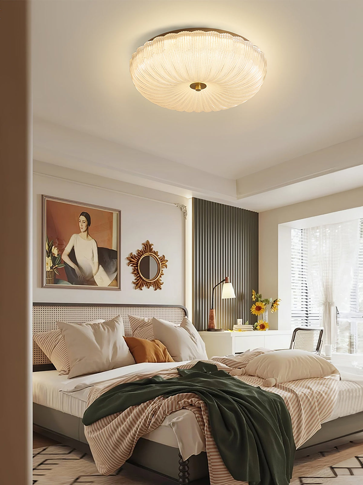 Sirixel aplique de pared elegante de vidrio