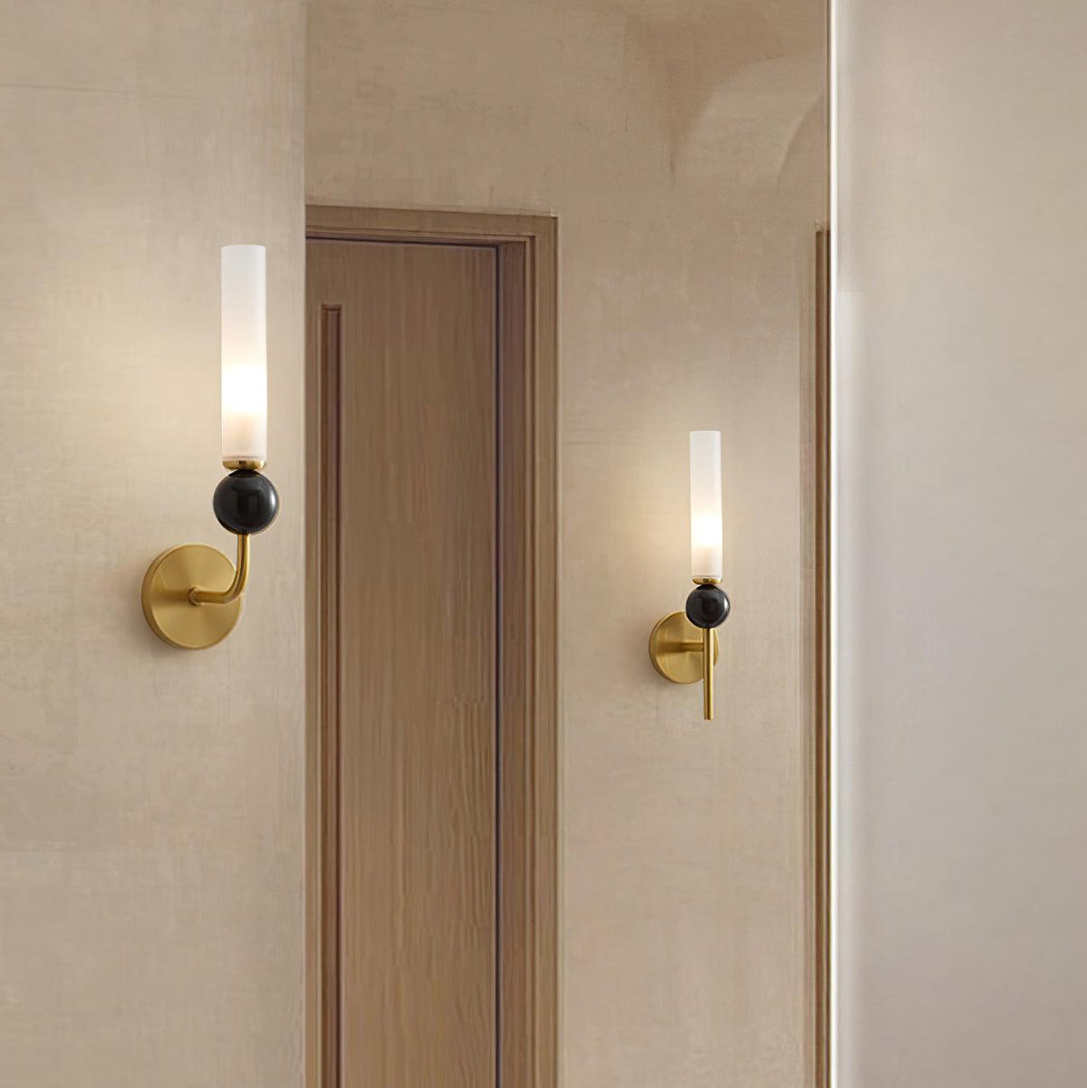 Dulane aplique de pared moderno minimalista vertical de mármol